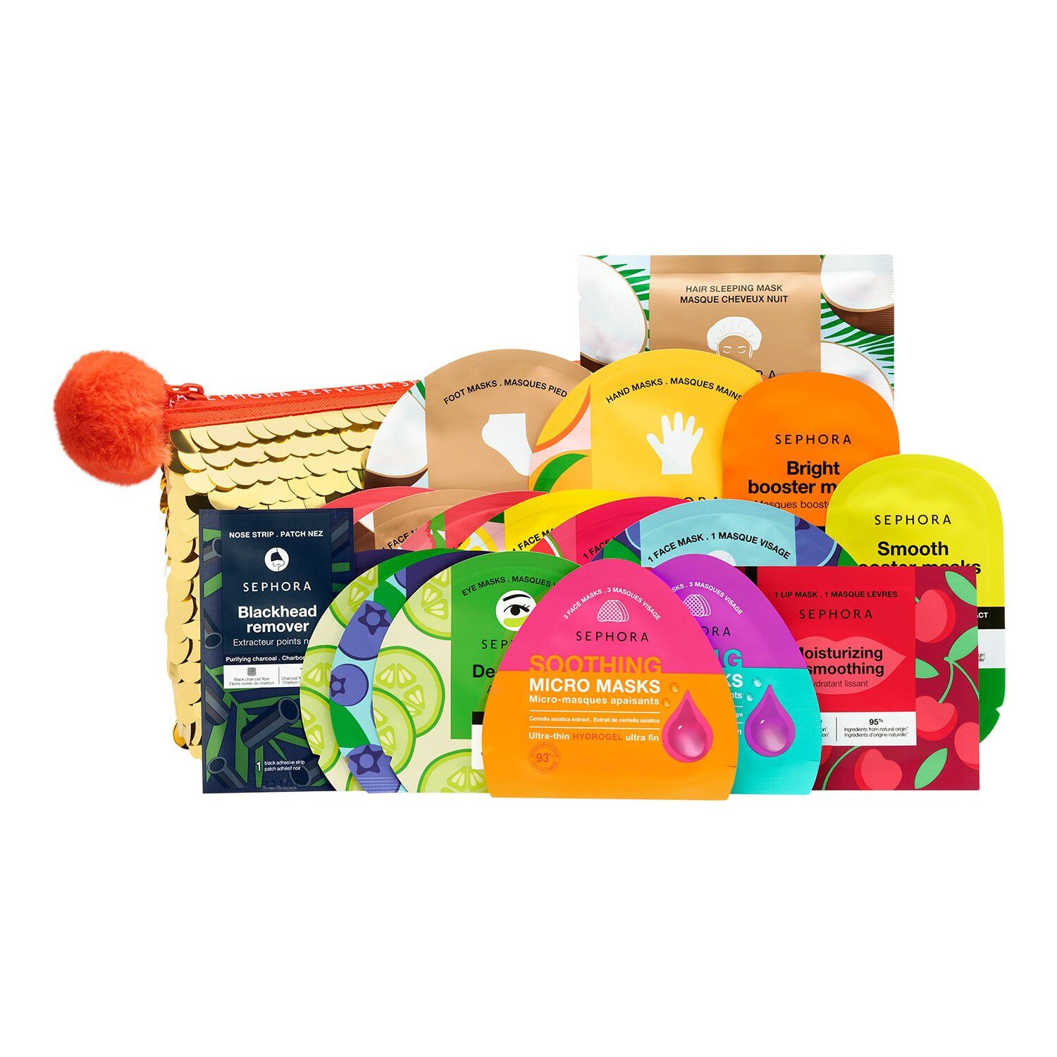 MAXI MASK KIT - 20 v&aring;rdande masker fr&aring;n topp till t&aring;