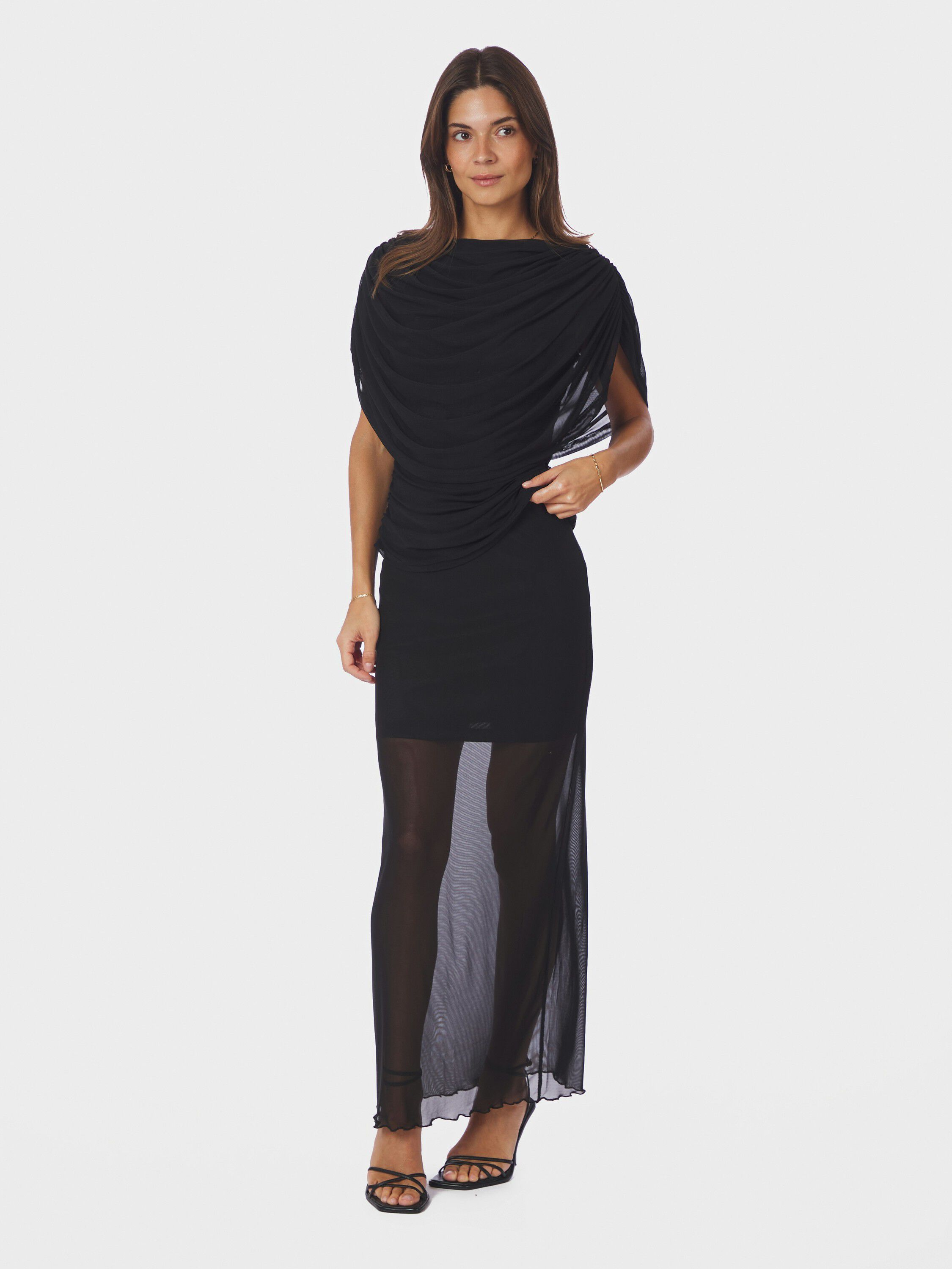 Cottuna Drapy Mesh Top