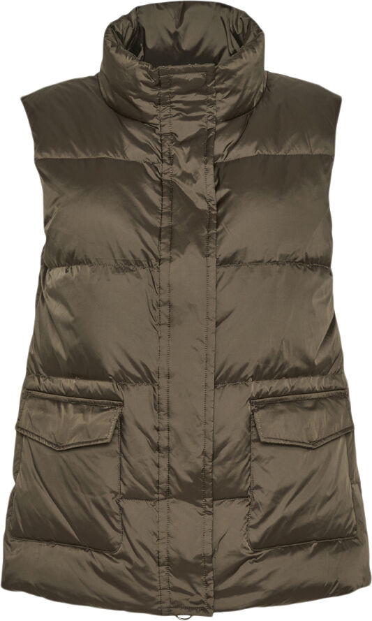 Aria New Water Repellant Down Vest - Darien Vest Short