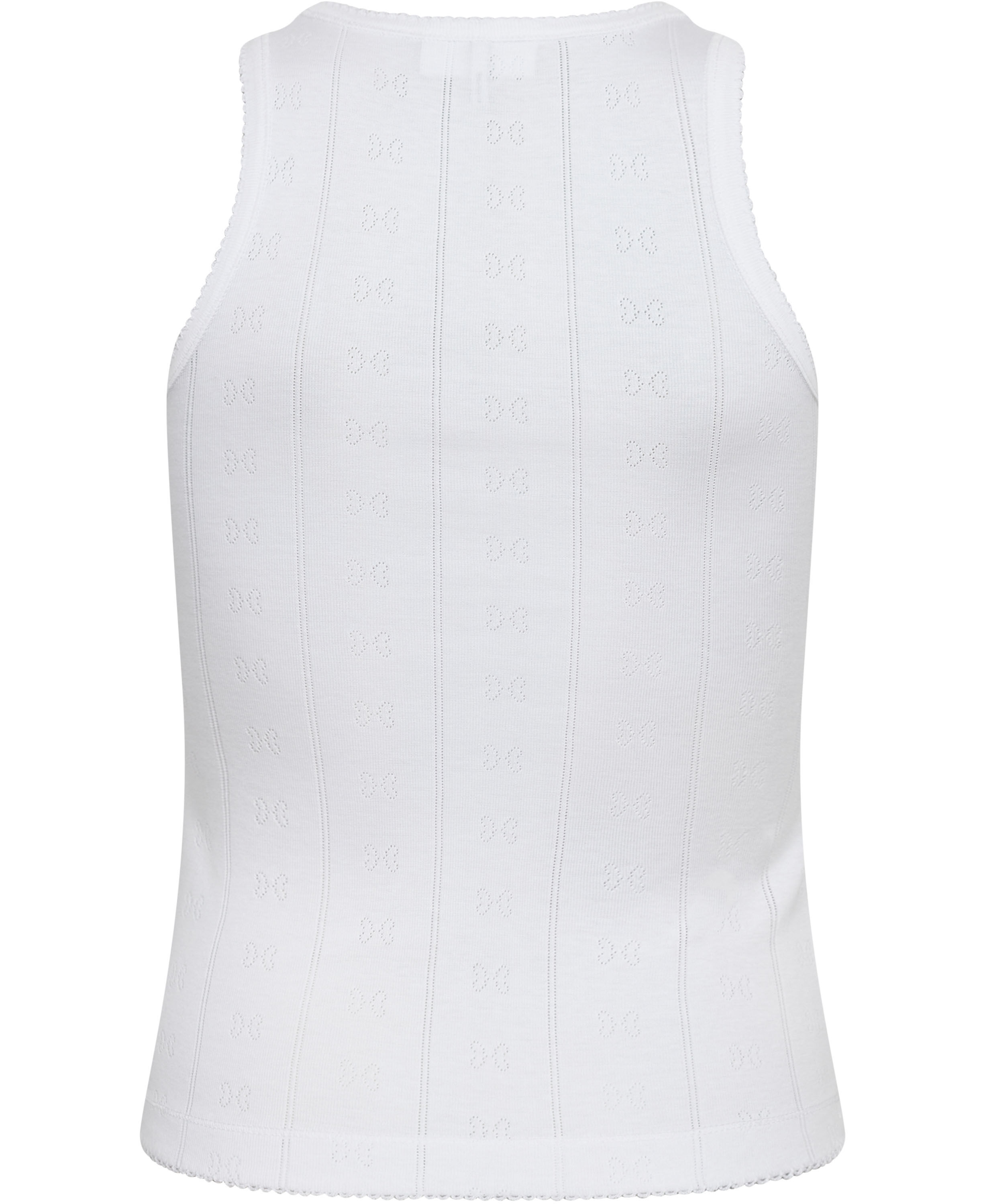 Compact pointelle rib jersey Tank t