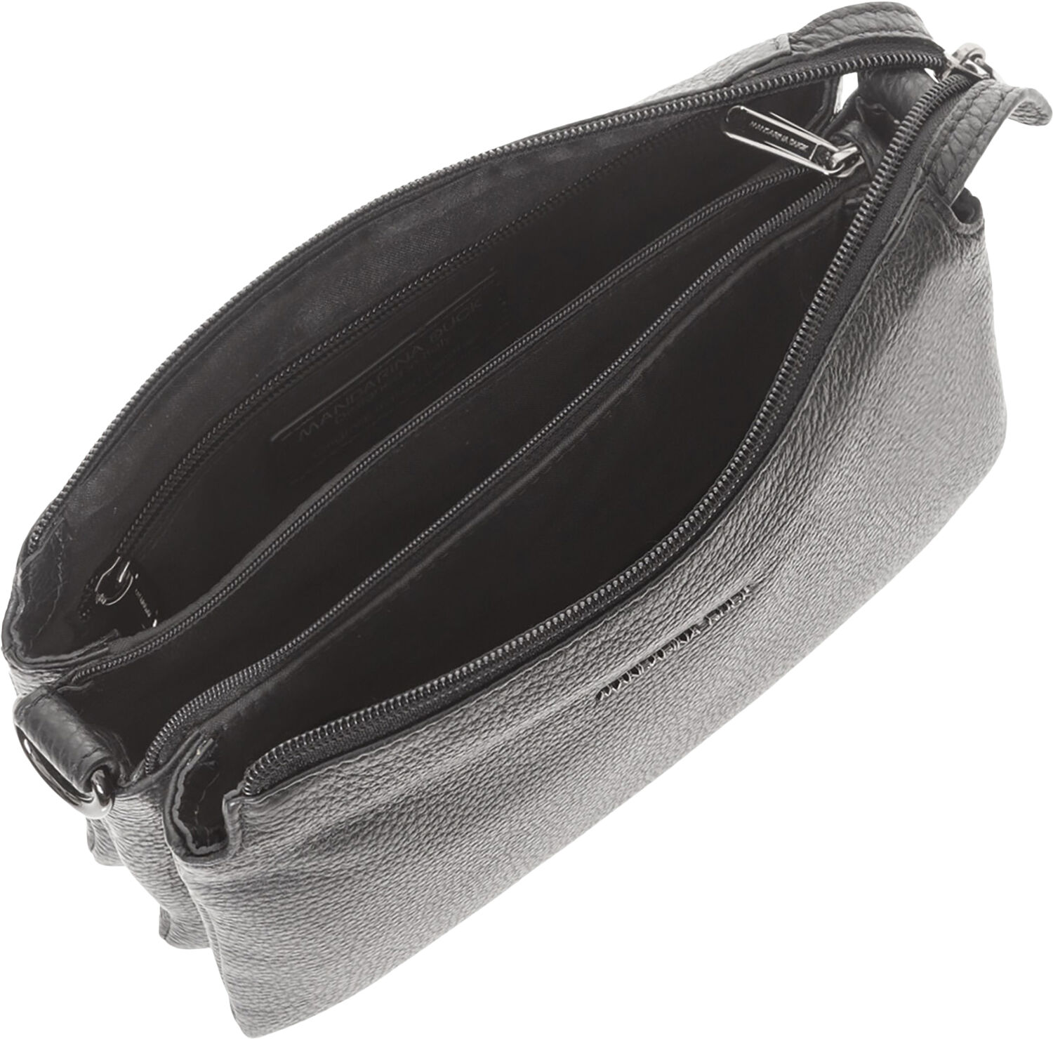 MELLOW LEATHER POCHETTE / NERO