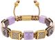 Women's Lavender, Purple, Soft Pink & Burgundy Ceramic Flatb