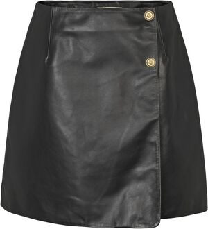 1034PBOKomi leather skirt