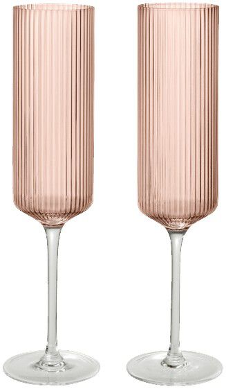 Ripple Champagne Flutes - Set of 2