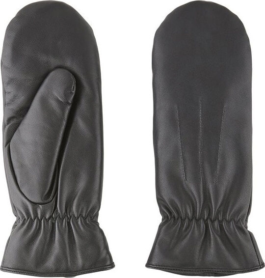 Pcnellie Leather Mittens Noos