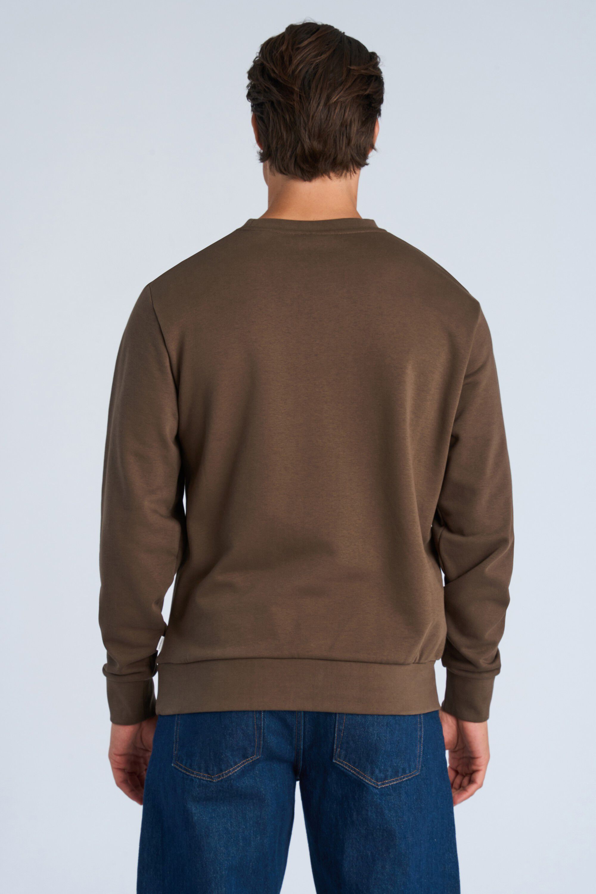Logo chest print o-neck sweat
