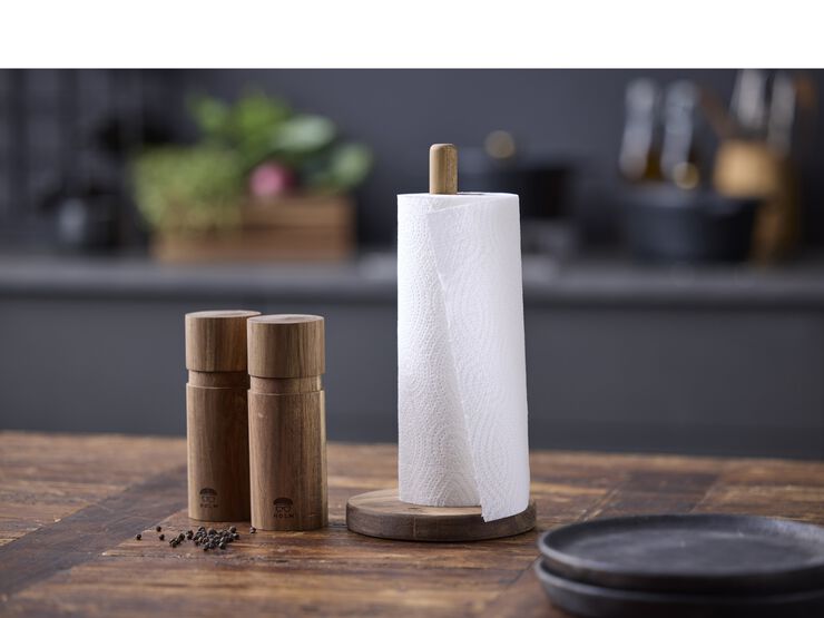 Köksrullehållare 28 cm Akaciaträ