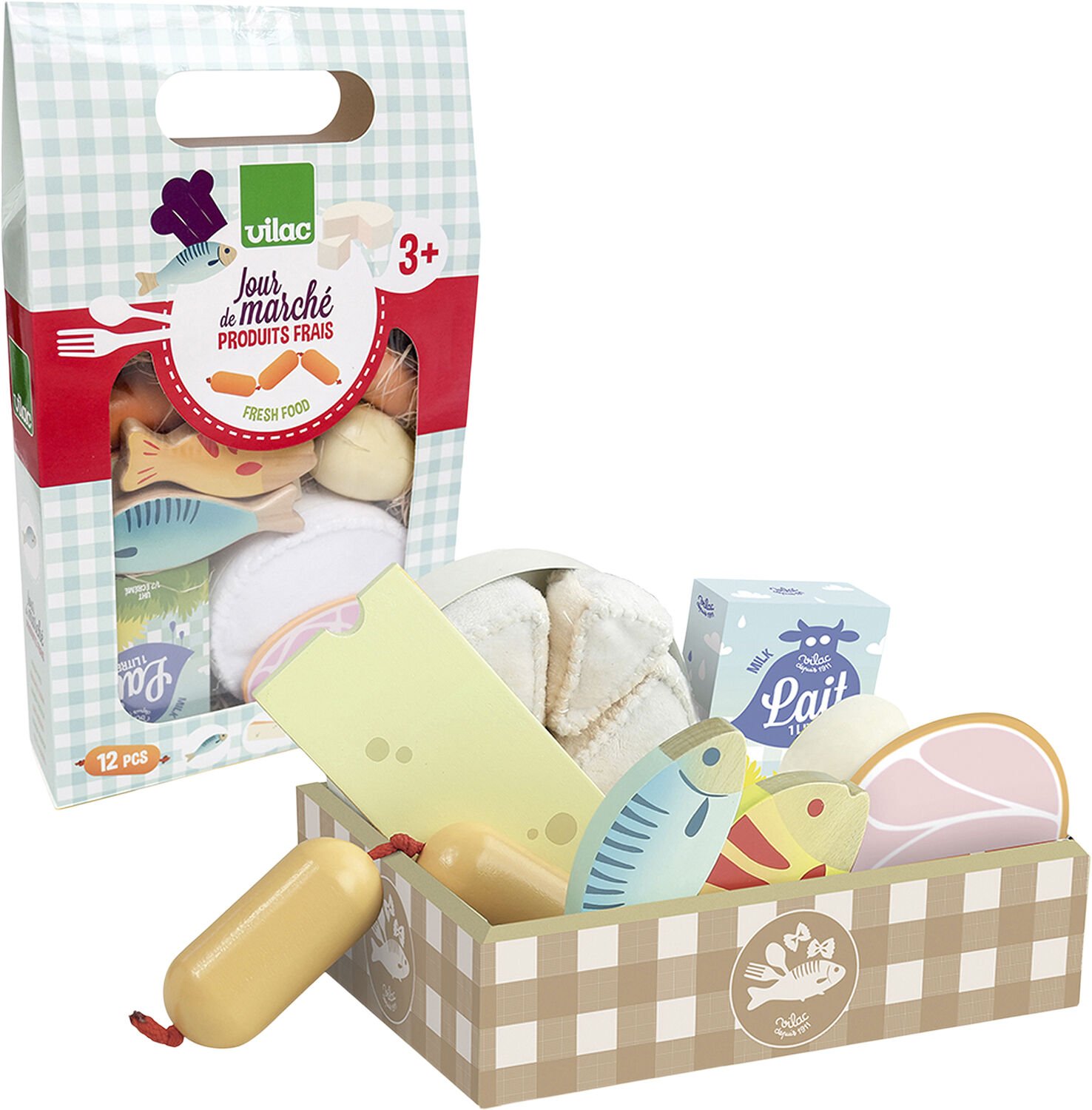 Vilac - Mads&aelig;t - Fisk, skinke og ost