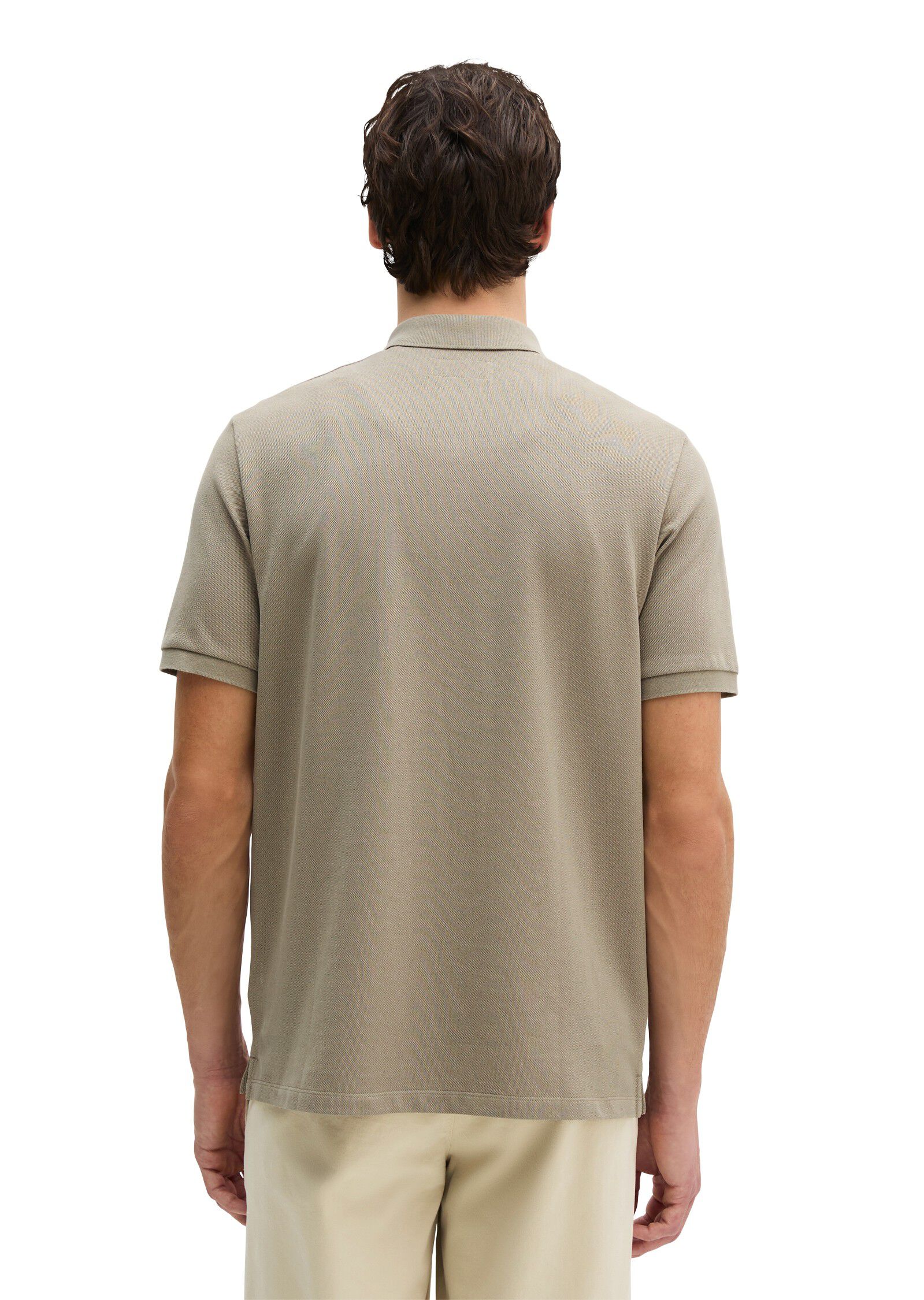 Polo shirt, short sleeve, button pl