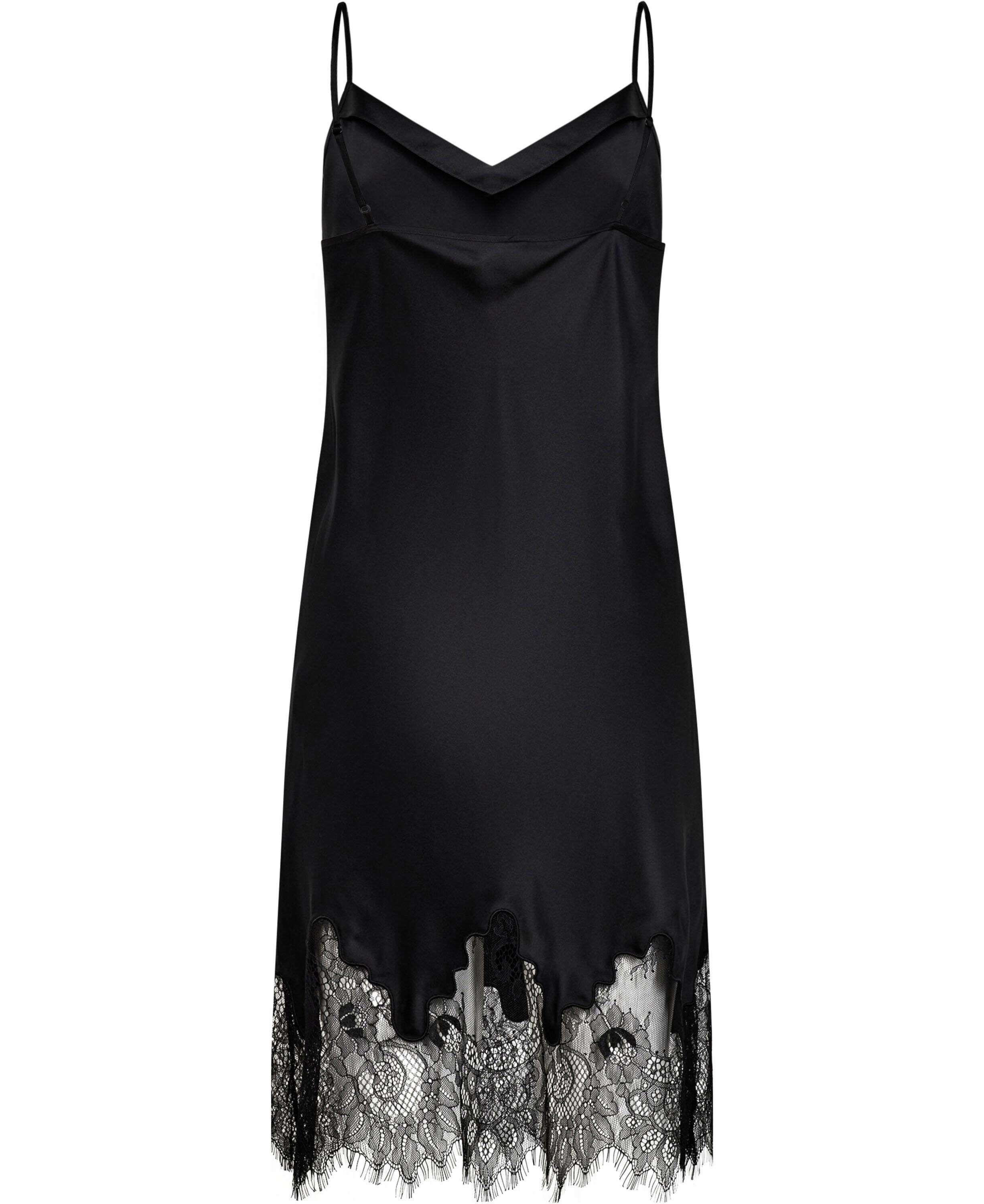 Moon 7 G - Slip Dress w. Lace, 100% Silk