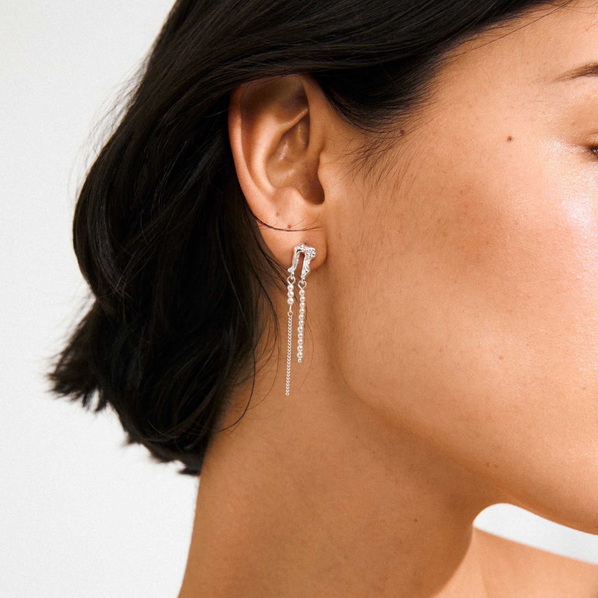 VINCENT earrings silver-plated