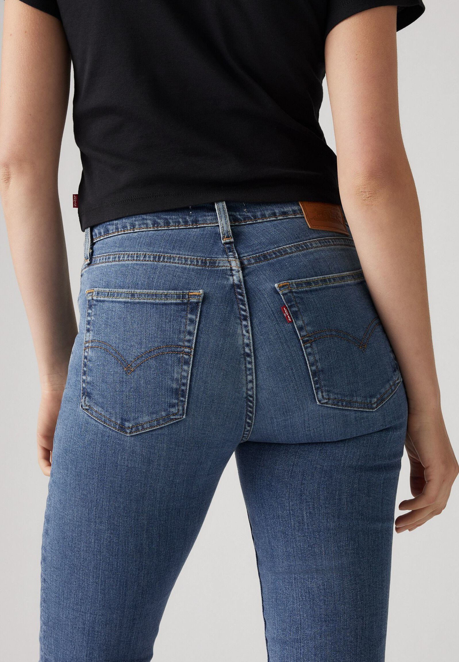 724 High Rise Straight Jeans