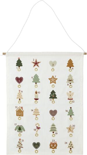 Julkalender 50 x 70 cm Merry Moments Green