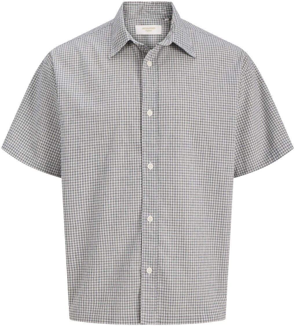 Jorcotedazur Seersucker Check Shirt Ss