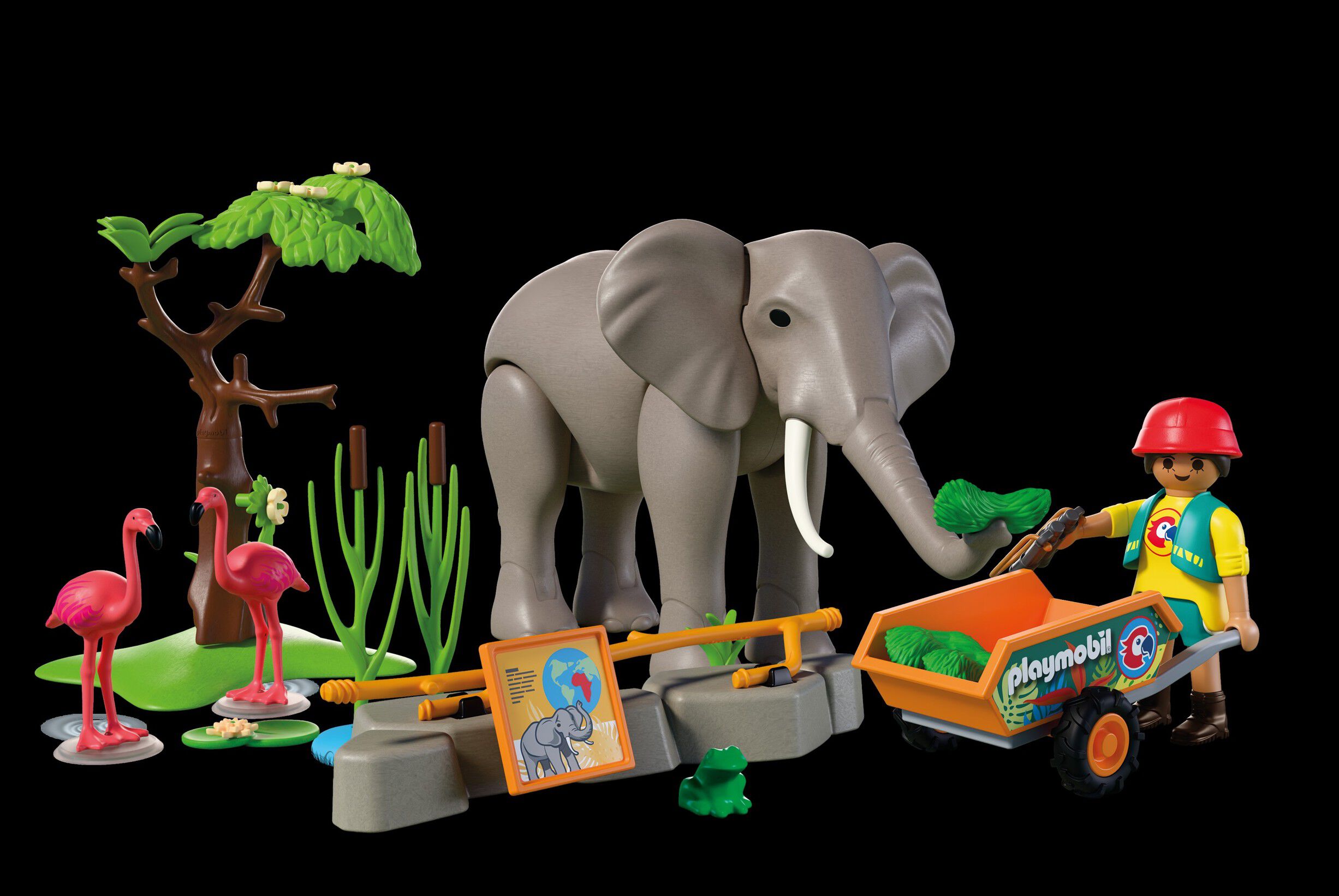 Elephant with Zookeeper
