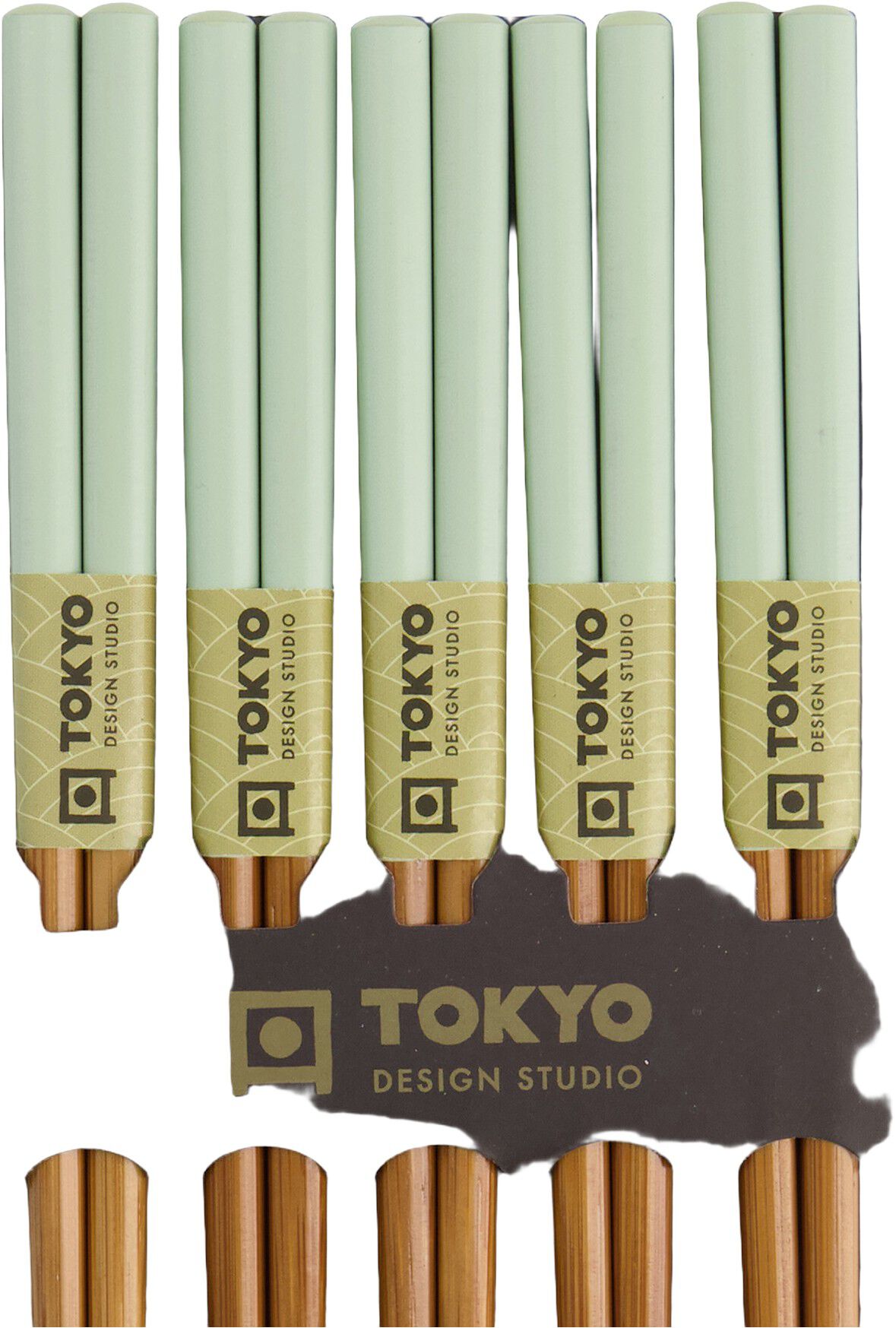 TDS Bamboo Chopstick Set/5 Mint
