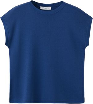 Cotton short sleeve sweater