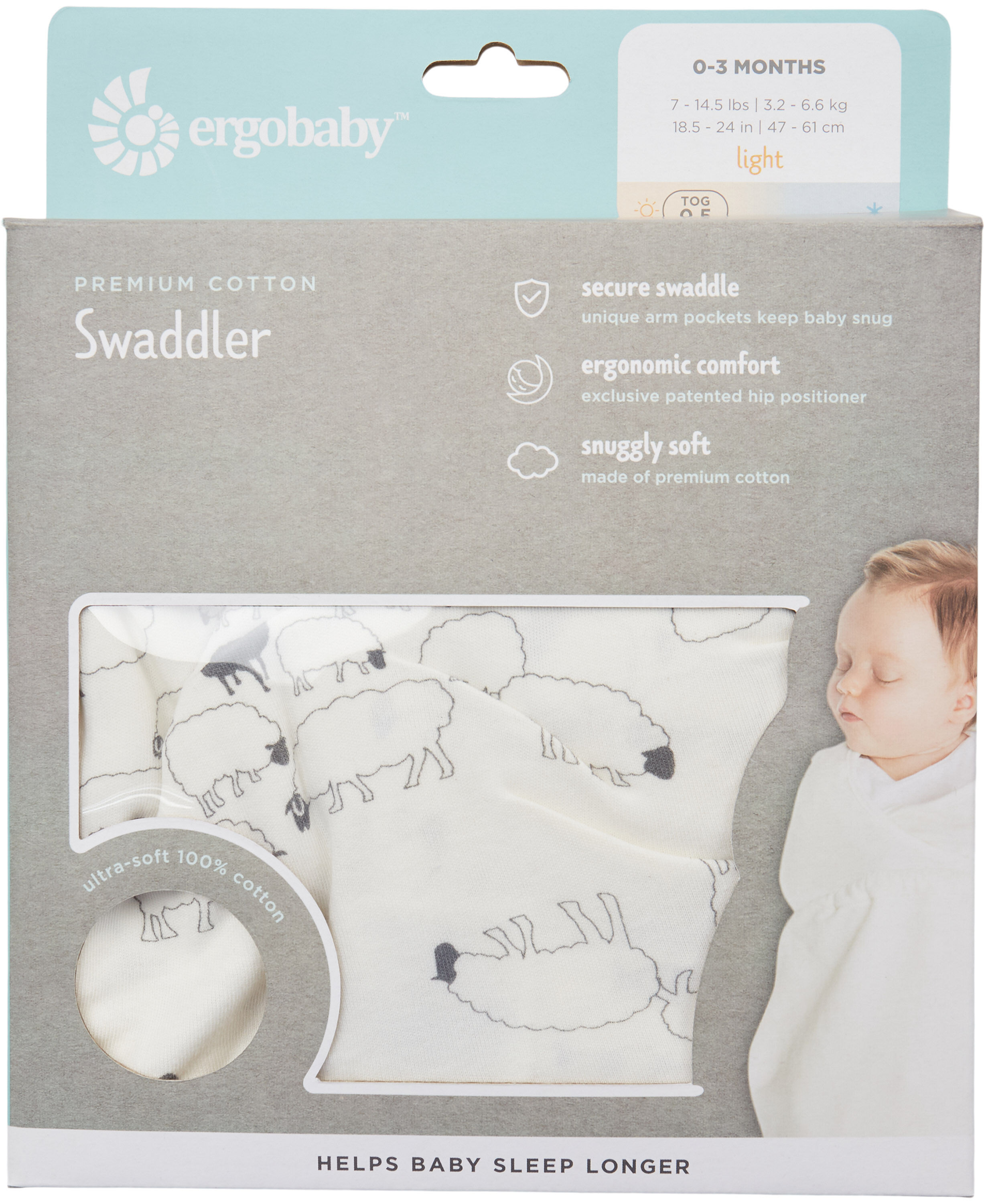 Ergobaby swaddler sheep 2025