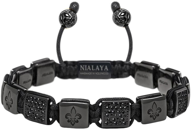 Men's Ceramic Flatbead Bracelet in