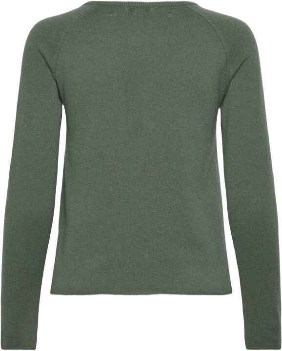 RWLaica Cashmere LS O-neck Raglan Cardigan