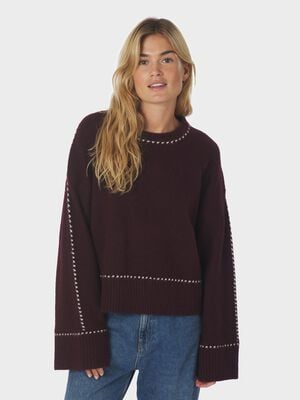 Roeme Knit Stitch Blouse
