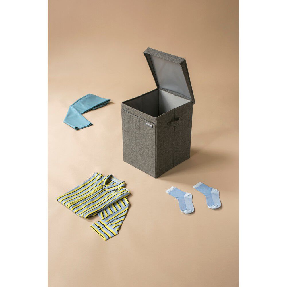 Stabelbar vasket&oslash;jsboks 35 ltr. - Pepper Black