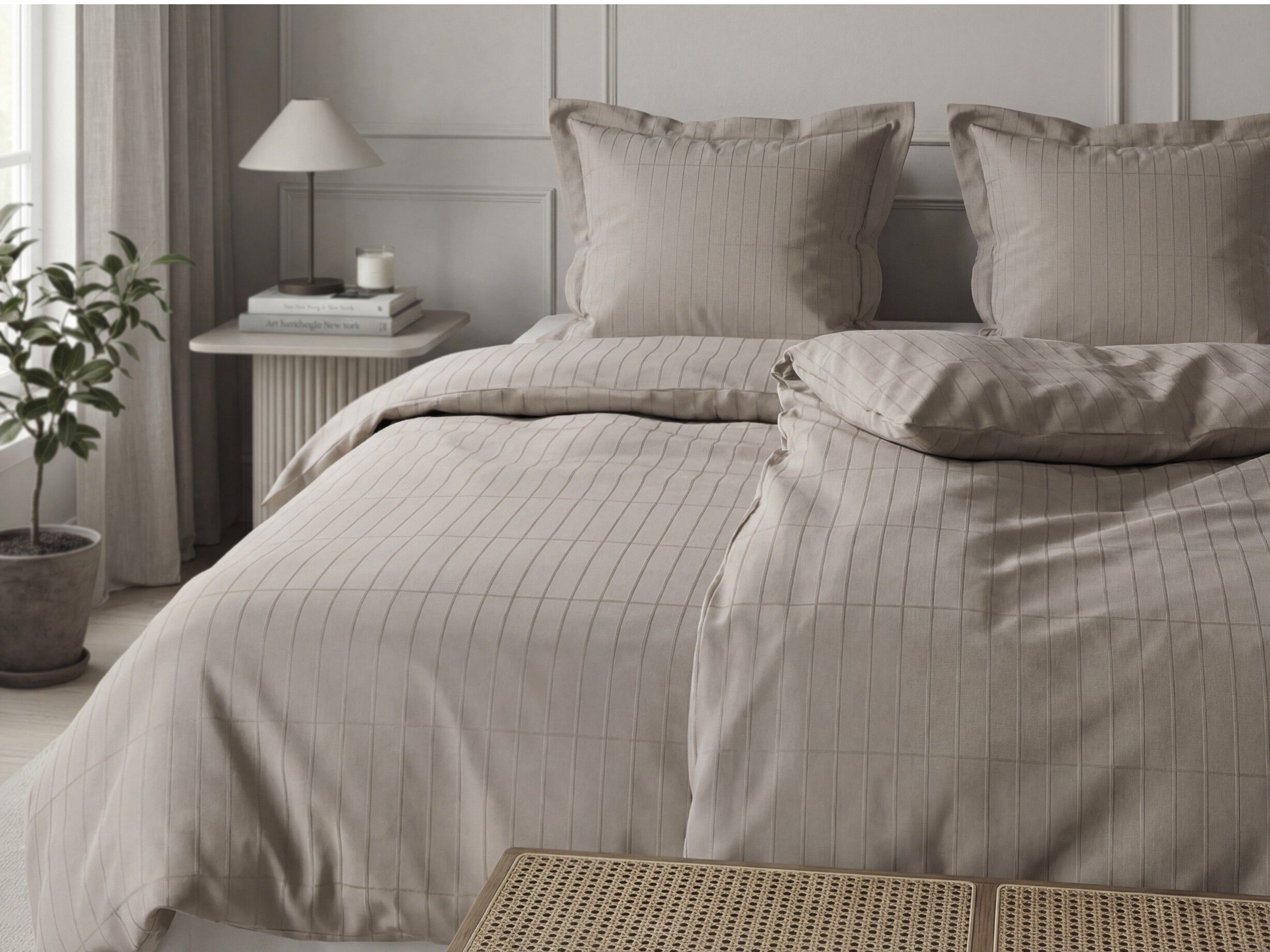 P&aring;slakanset 140x200 Essence Suite One Optisk vit