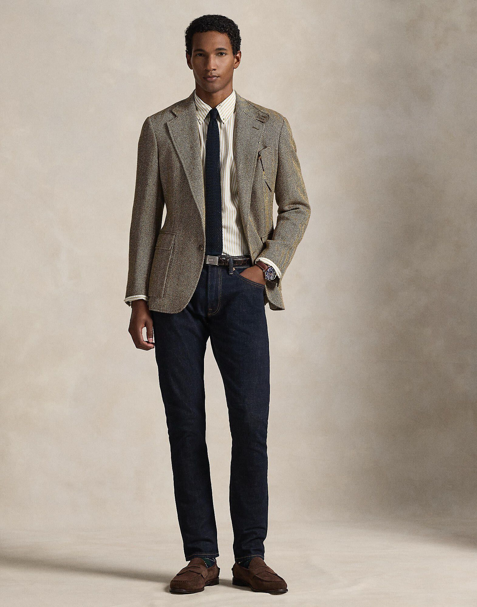 Custom Fit Striped Broadcloth Shirt