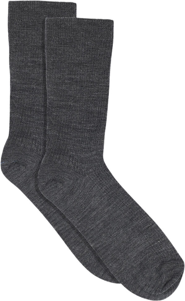 Fine wool rib socks
