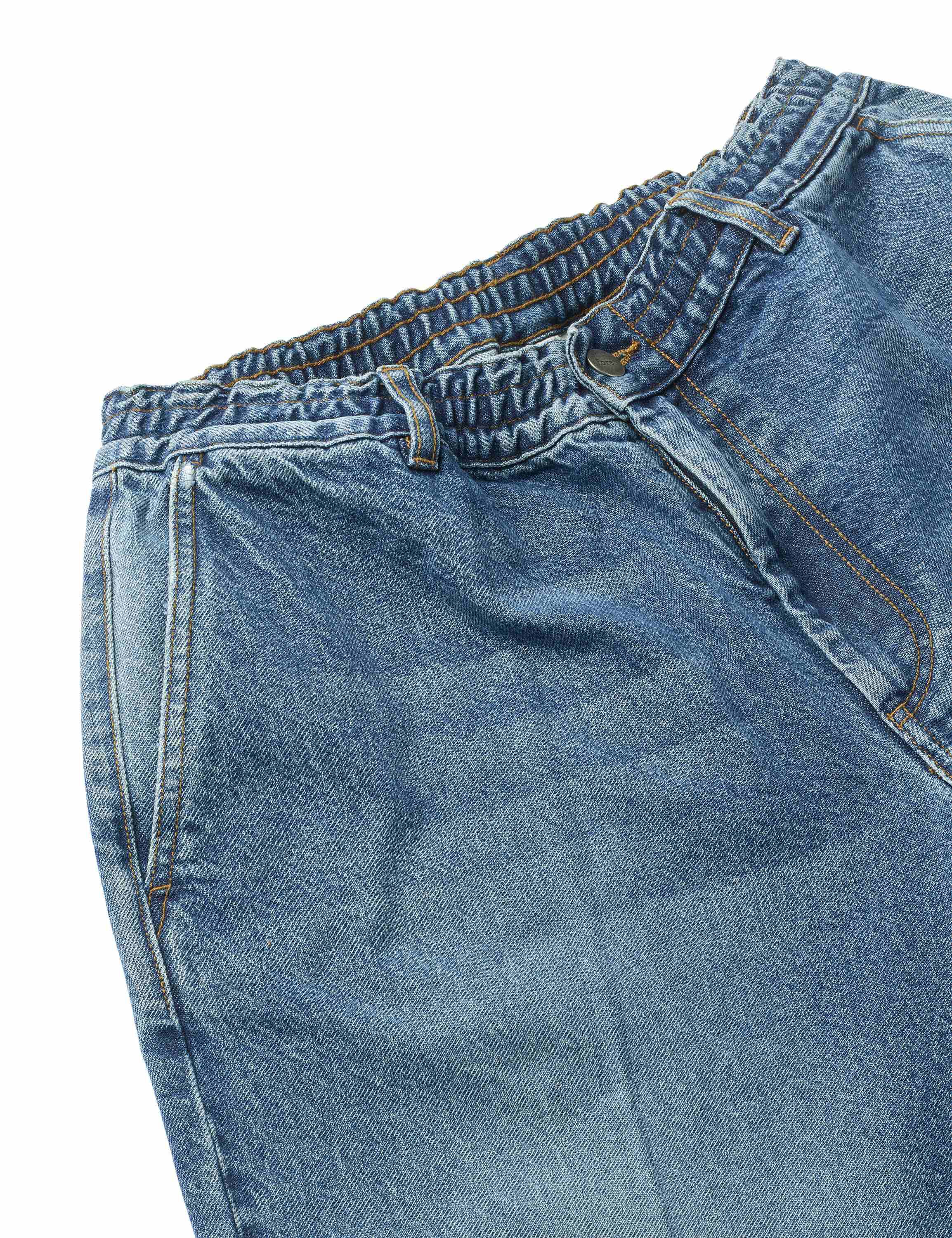 CLAY CREASED DENIM PANTS