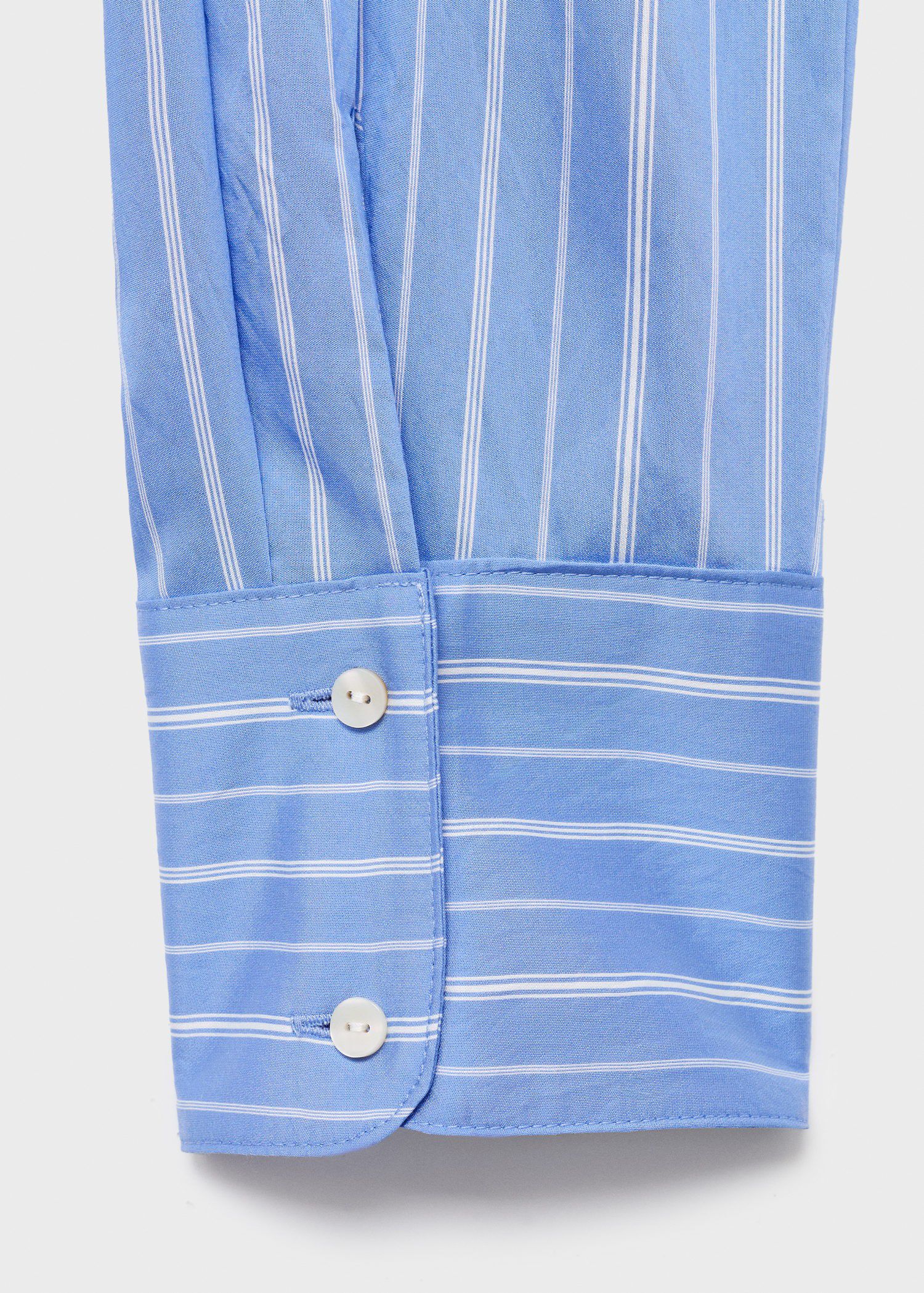 Striped straight shirt