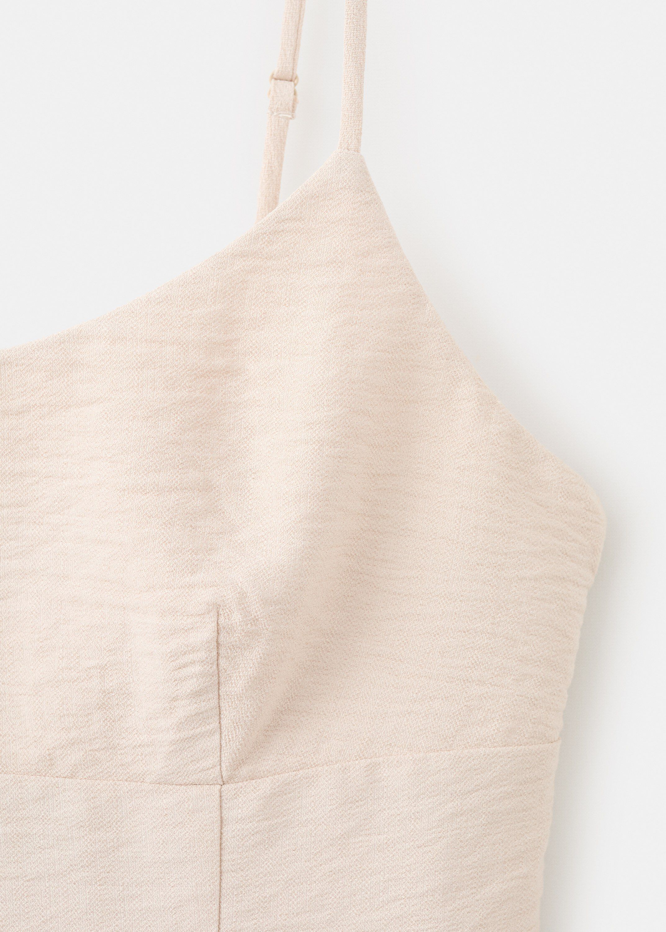 A-line crinkle effect dress