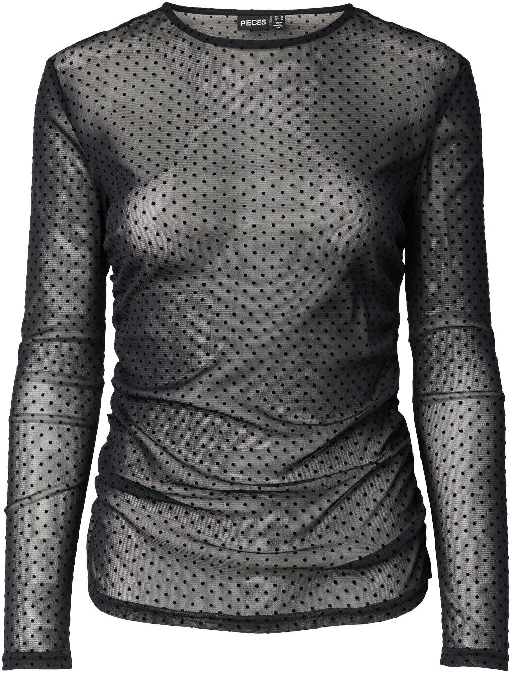 Pcbobo Ls Mesh Rouching Top Jrs Noos