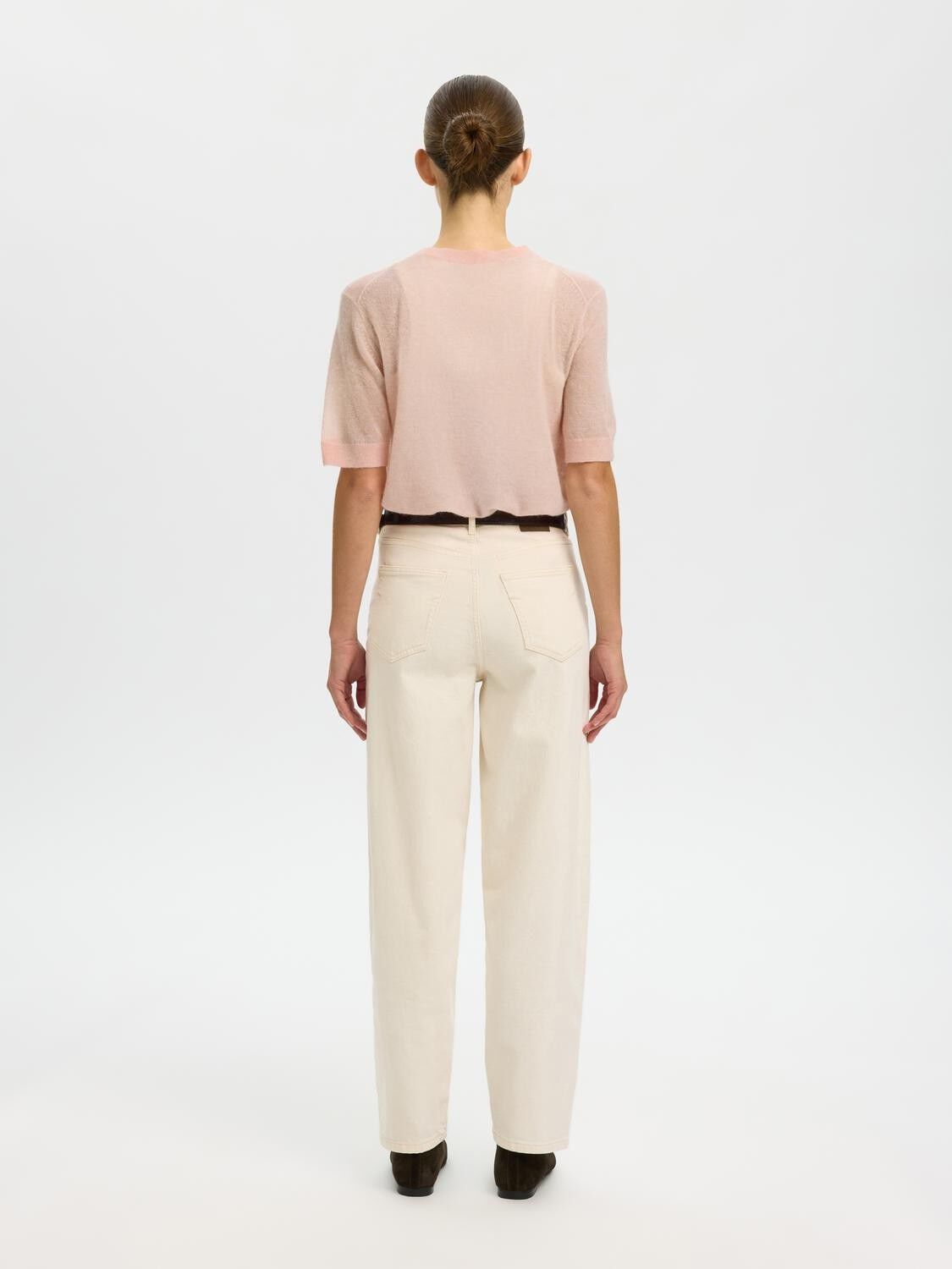 Slfshirley 2/4 Knit O-Neck Noos