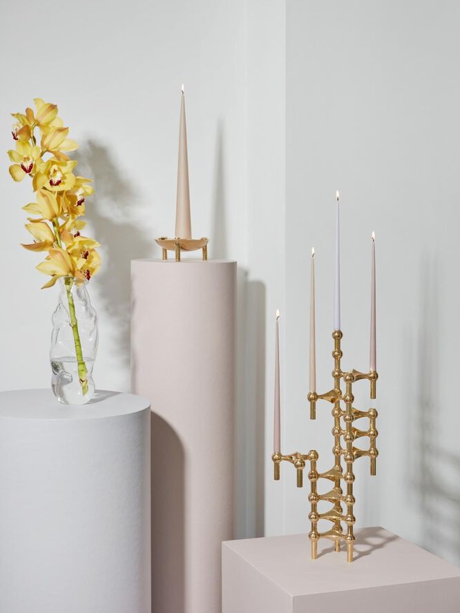 STOFF Nagel ljusstake 3 st. m?ssing