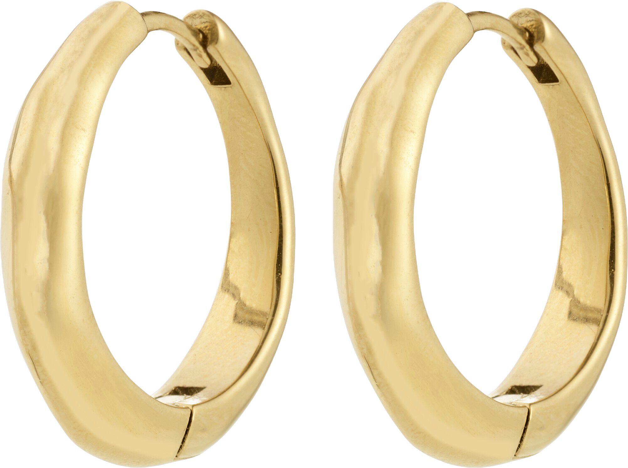 HARRISON hoops gold-plated