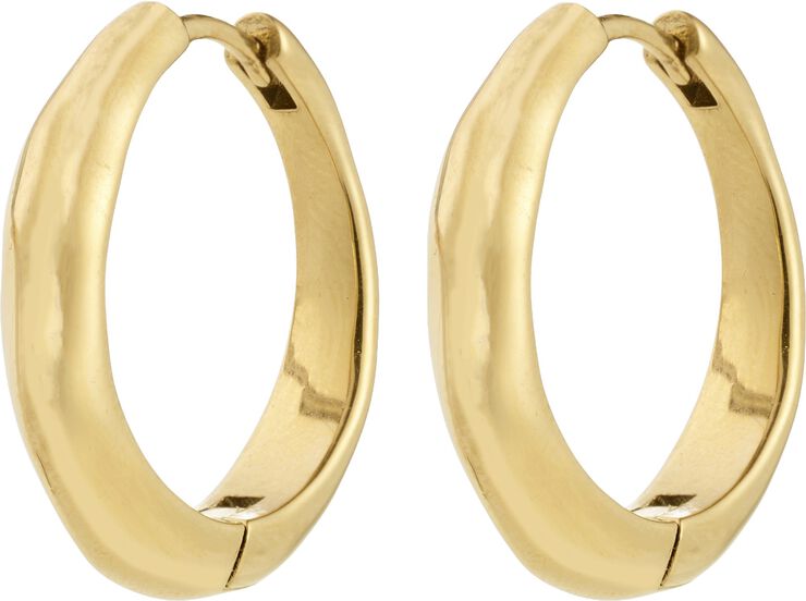HARRISON hoops gold-plated