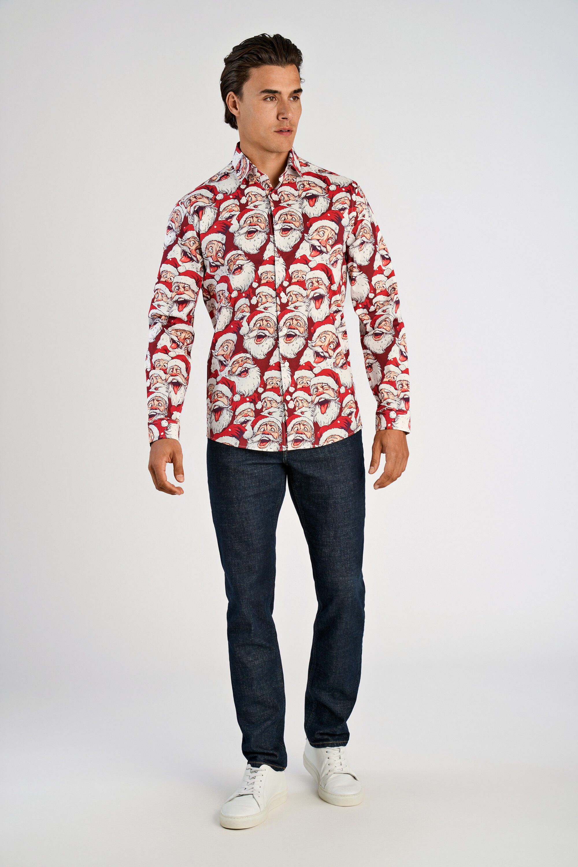 AOP Christmas shirt L/S