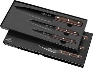 Knivset Phenix 3 delar Svart/Trä