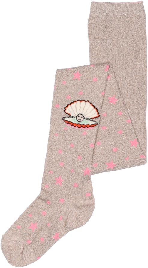 Shell glitter tights