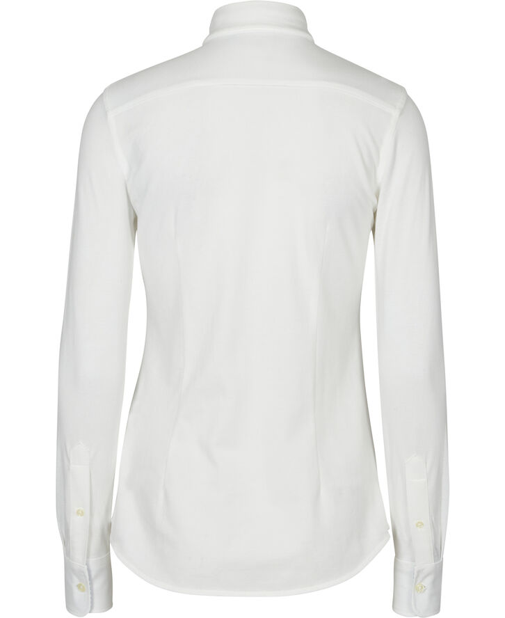 Knit Cotton Oxford Shirt