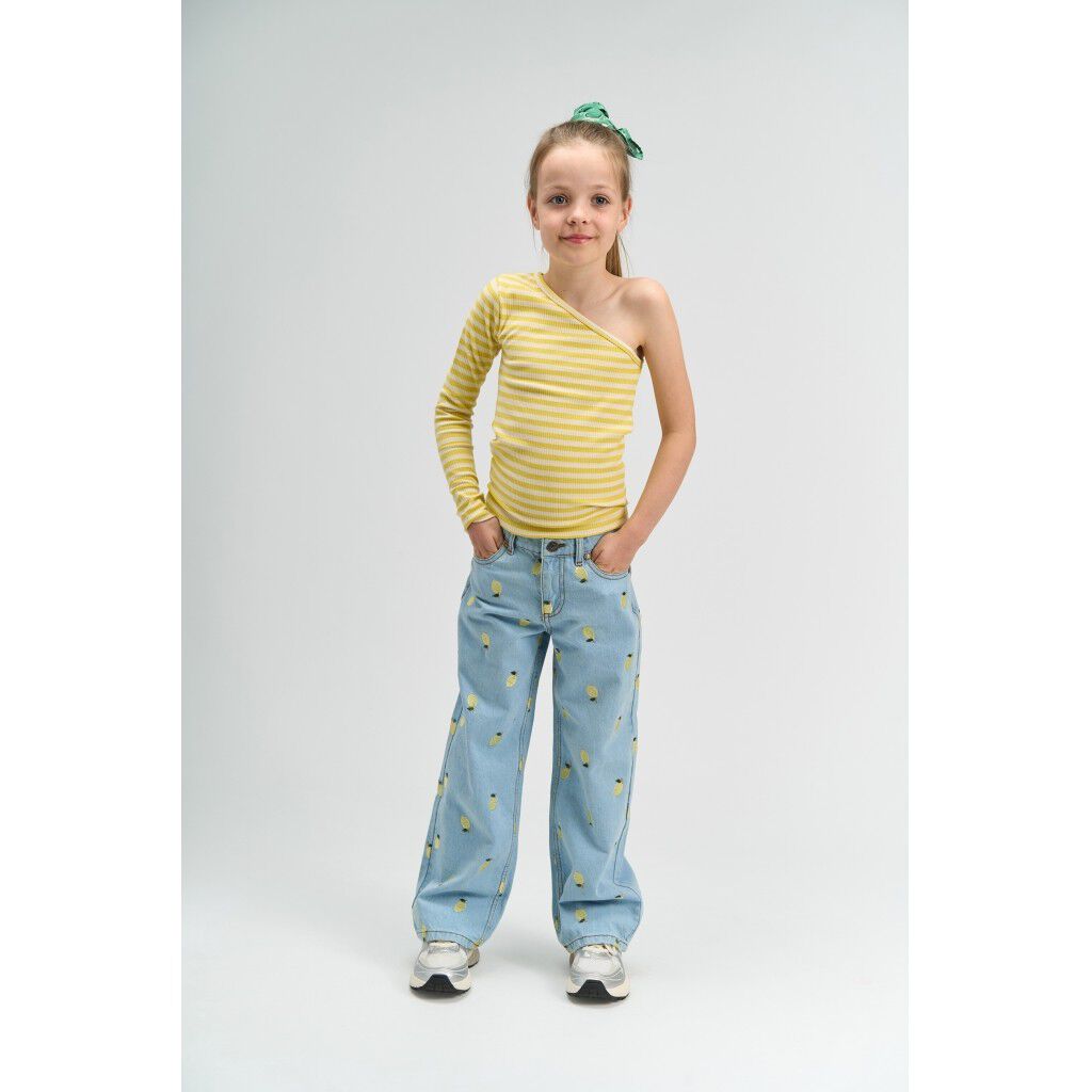 TNMoore One Shoulder L_S Rib Tee