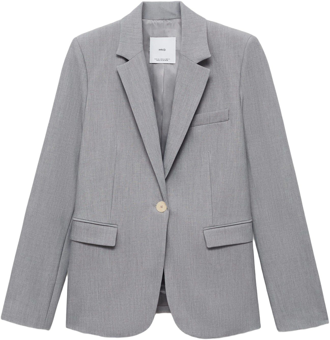 Fitted suit jacket