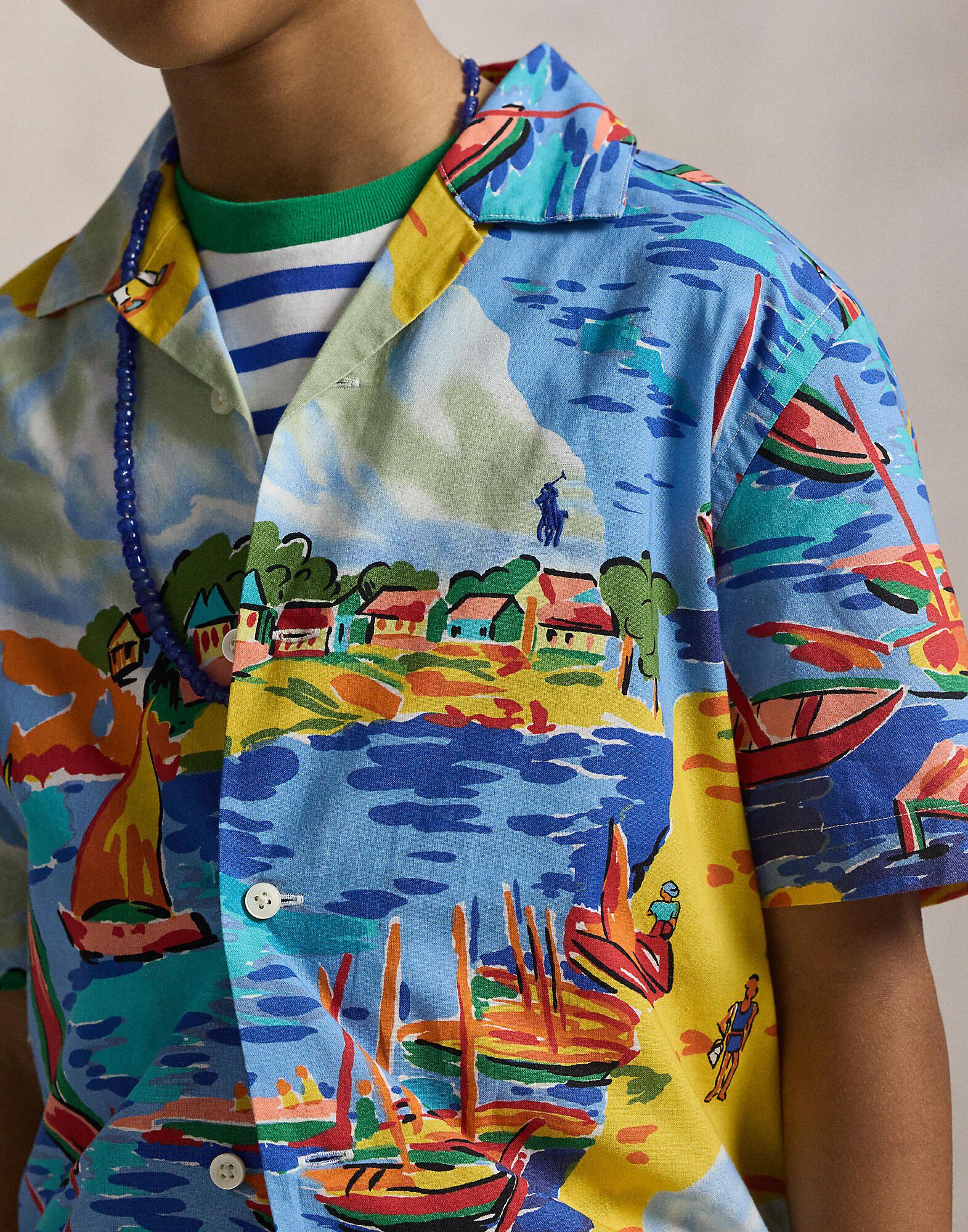 Poplin Andy Camp Shirt