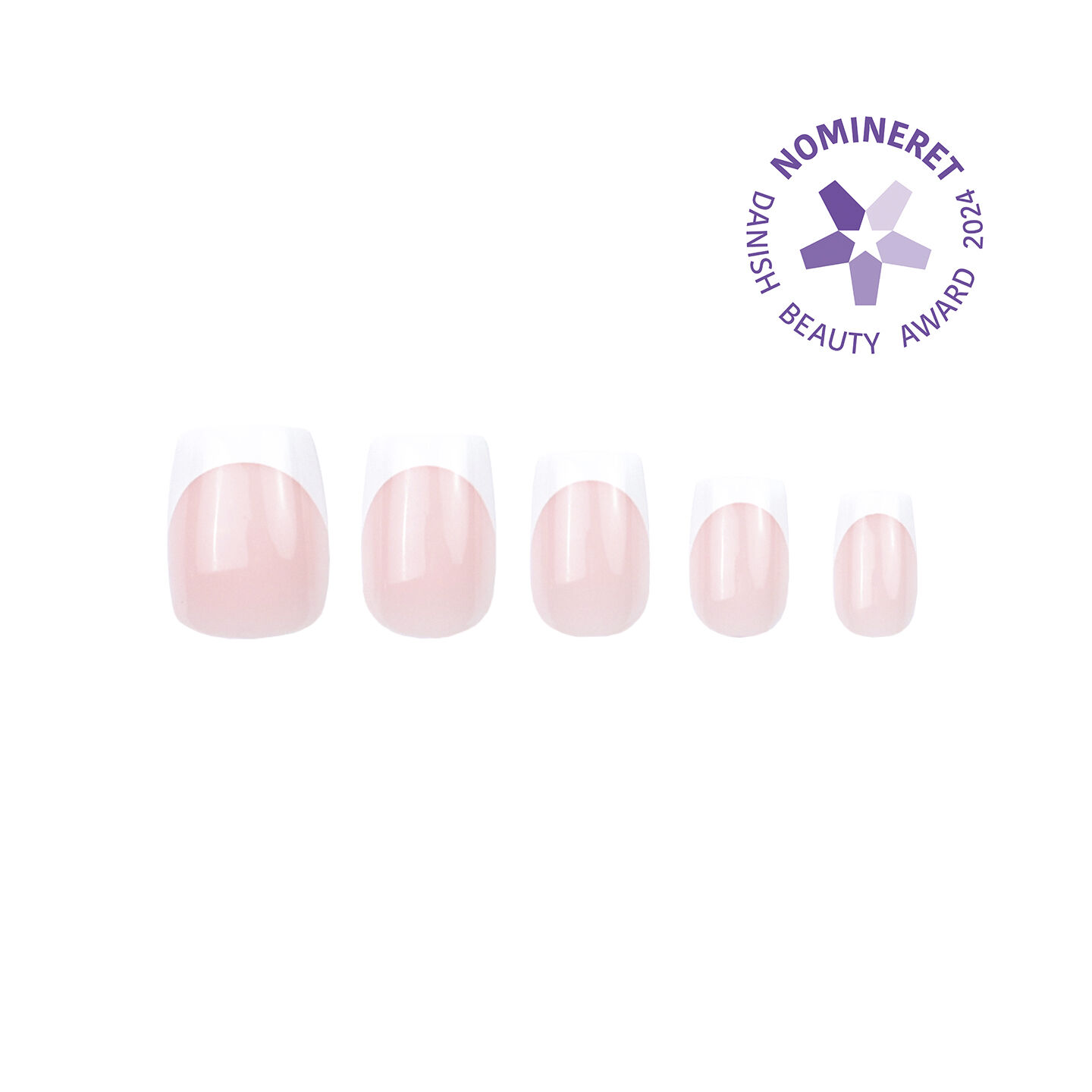 Classic French Square - Reusable Instant Press-on Manicure