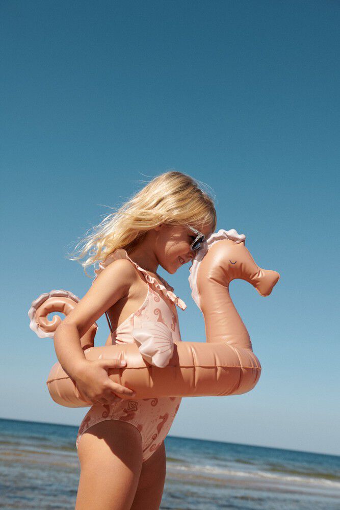 Phoebe Seahorse Swim Ring  Pale tus