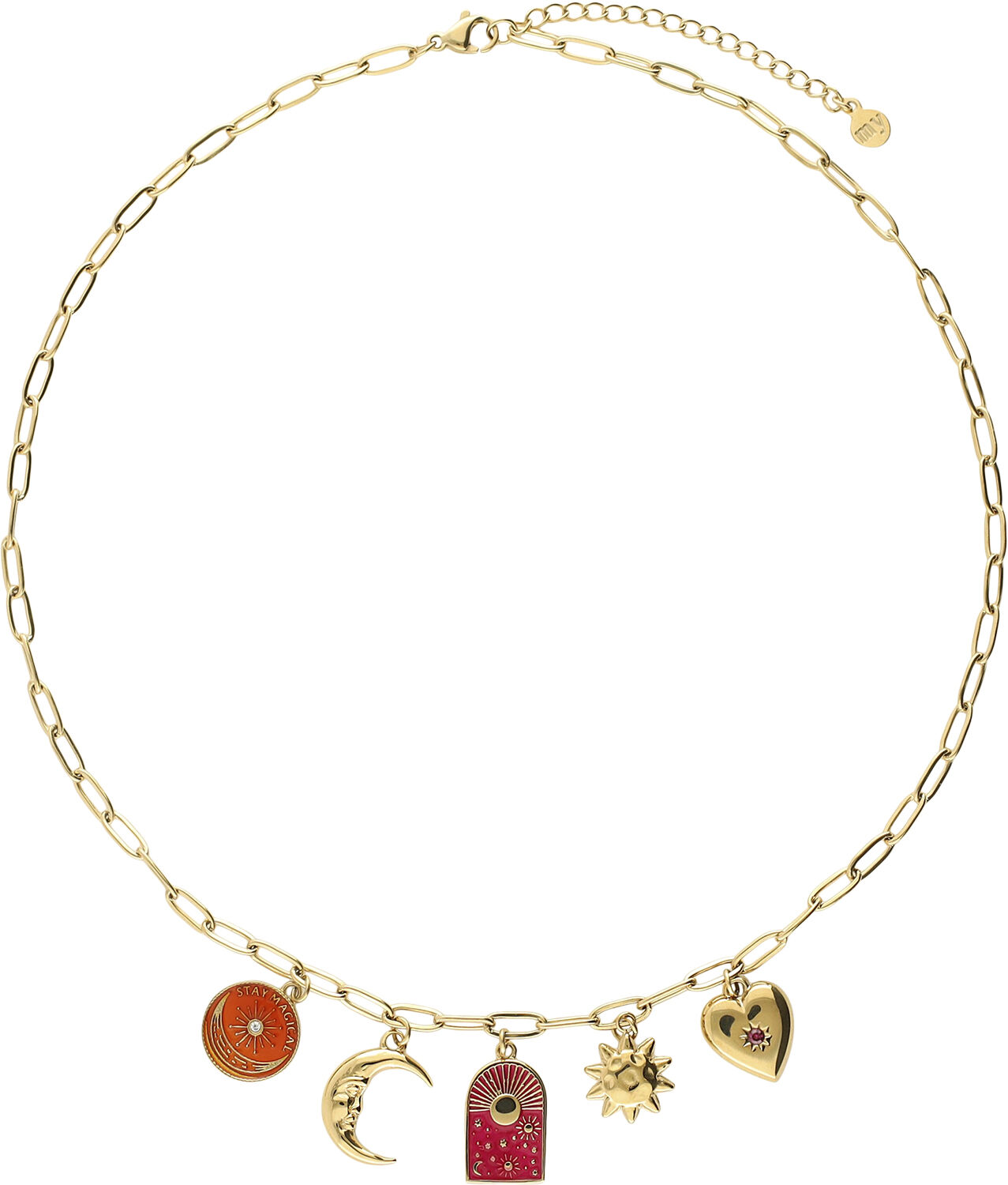 Necklace multi charms