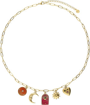 Necklace multi charms