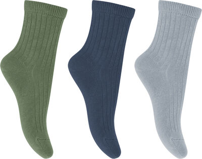 Cotton Rib socks - 3-pack