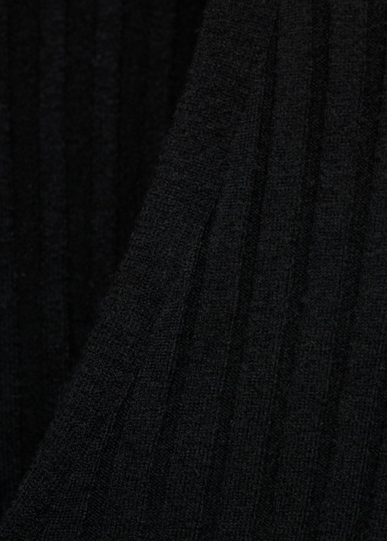 Fine rib knit cardigan